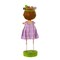 Lori Mitchell 6.0 Inch Polly Anna Easter Figurine , Lightweight Spring Decor Easter Decorated Eggs